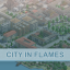City in flames